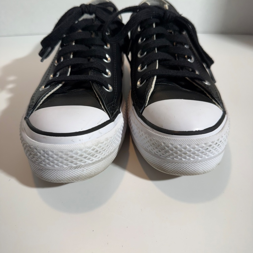 Converse Chuck Taylor All Star Lift Platform Leather Sneakers - Picture 4 of 7